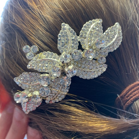 🍁Autumn inspired Swarovski Custom Wedding Hair Comb - Picture 3 of 5